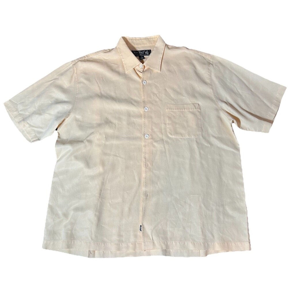 Nat Nast Luxury’s Original‎ Silk Shirt Men’s L